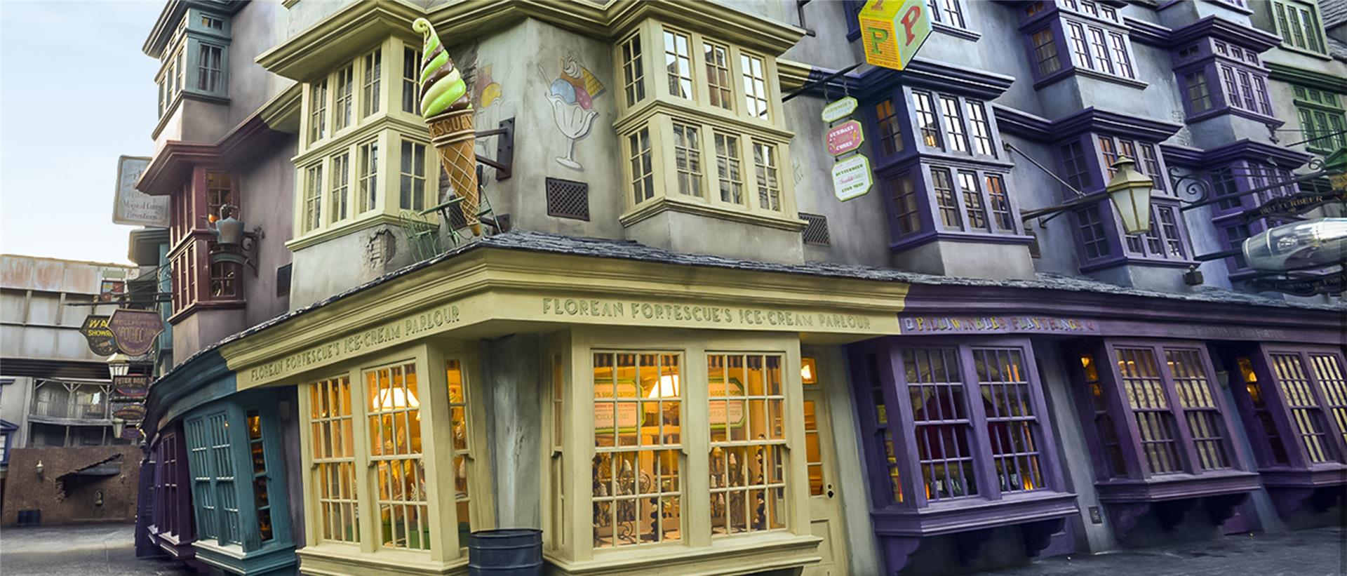 florean fortescues ice cream parlour in the wizarding world of