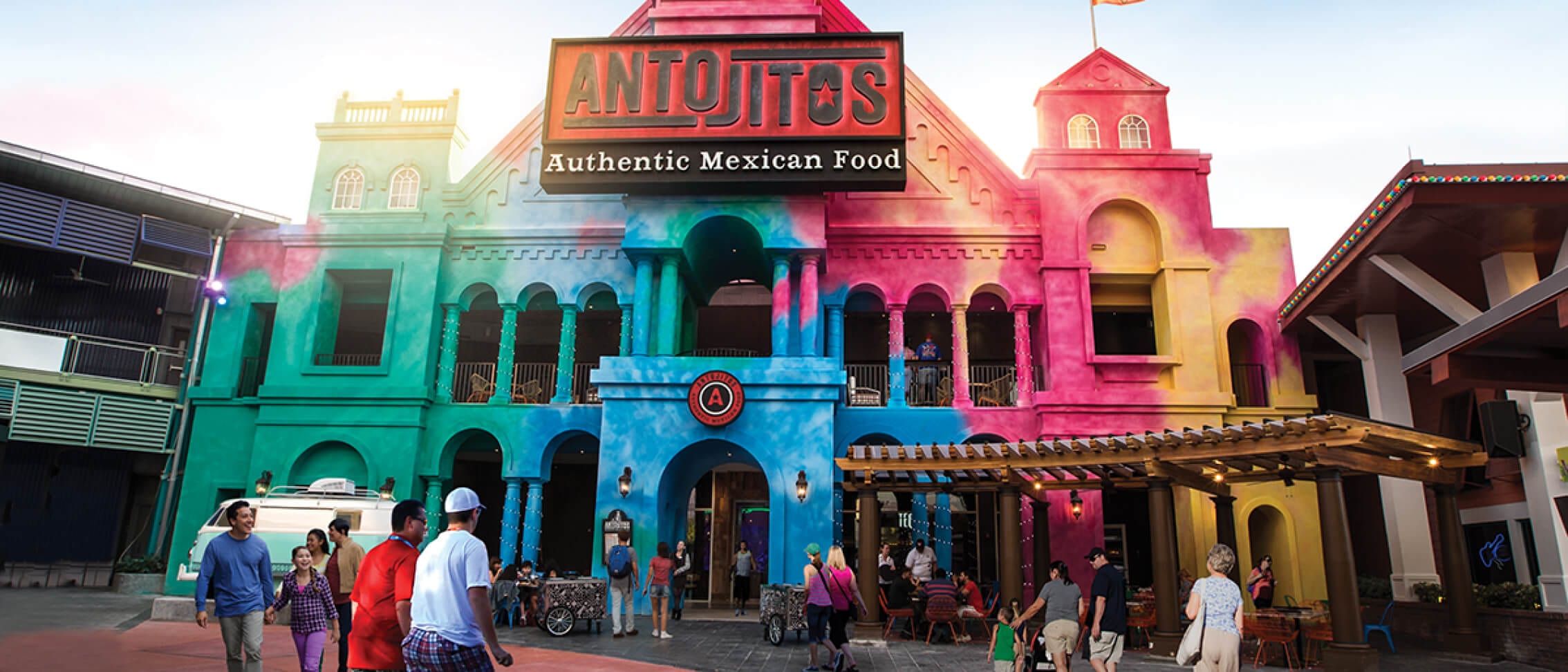 The exterior of Antojitos Authentic Mexican Food.