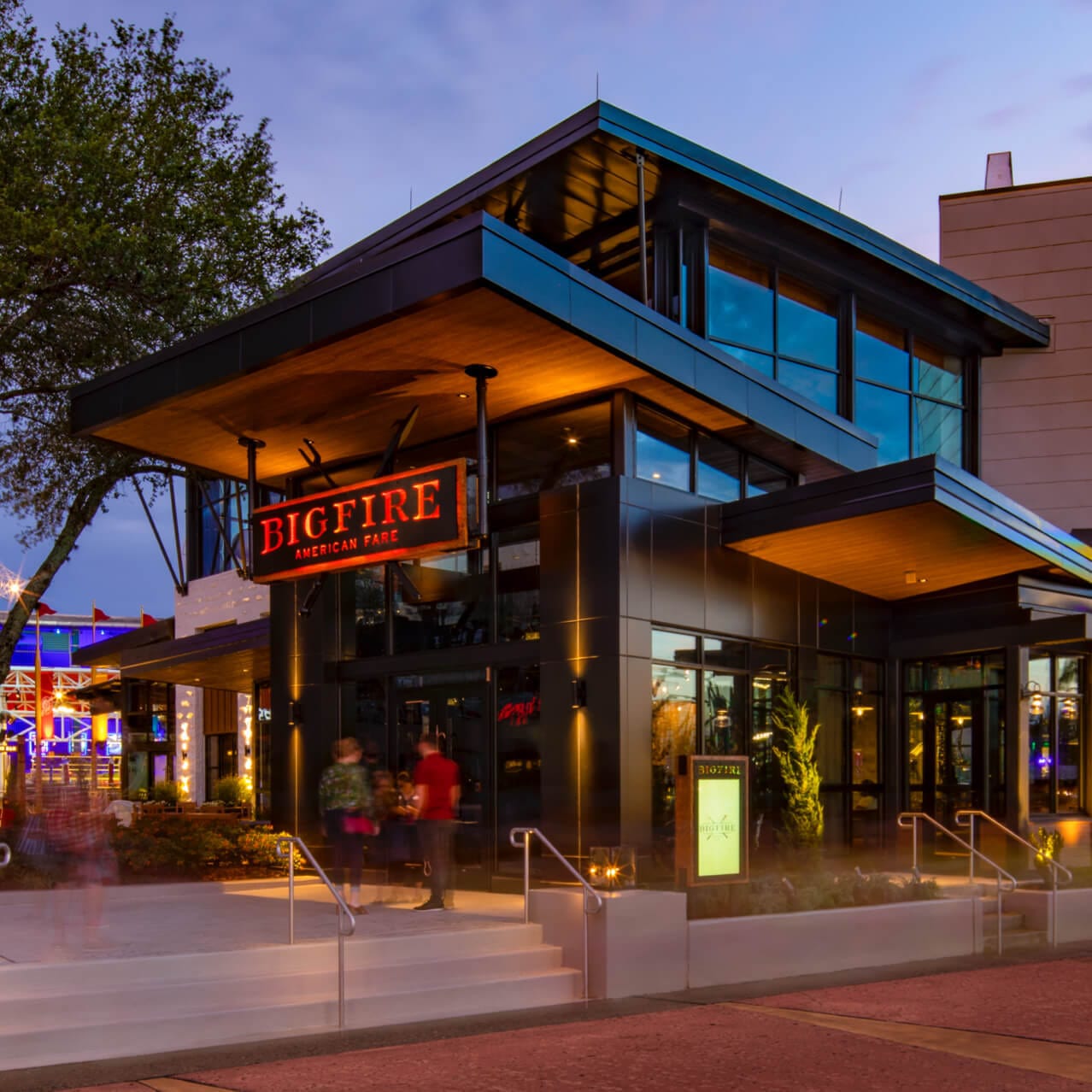 The exterior of Bigfire.
