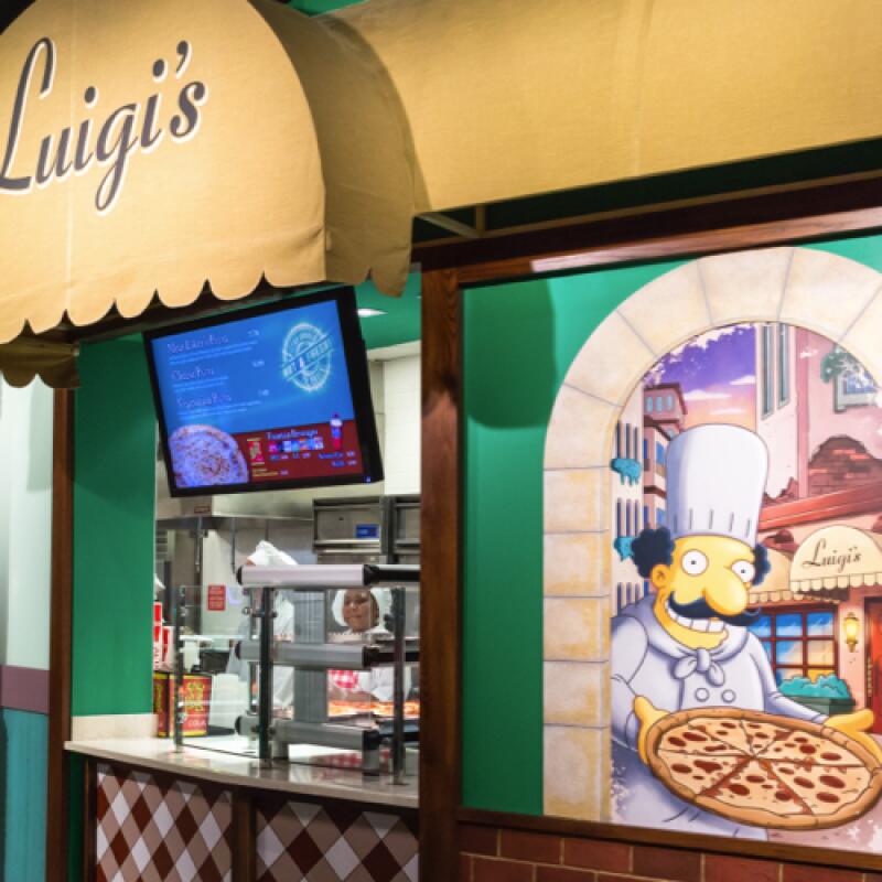 Exterior view of Luigi's Restaurant at Universal Studios Florida