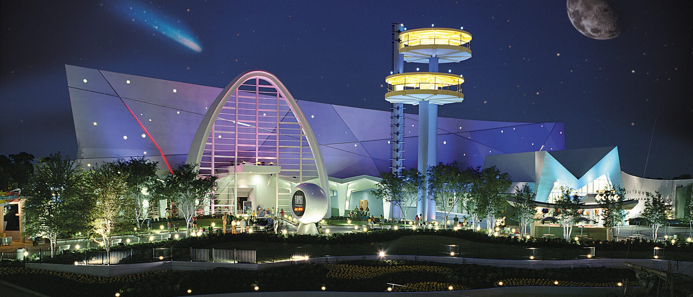 Elevated view of the World Expo at Universal Studios Florida
