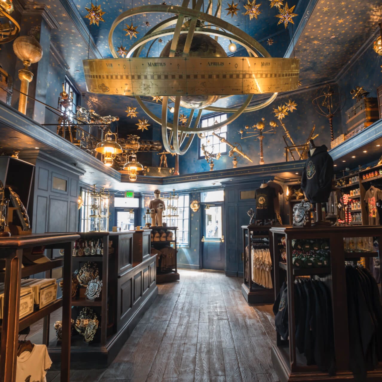 Interior shot of Wisearcre's merchandise shop