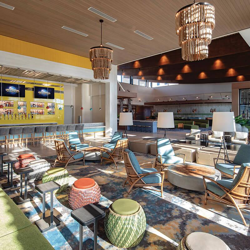 The Sunset Lounge at Universal Endless Summer Resort - Dockside Inn and Suites.