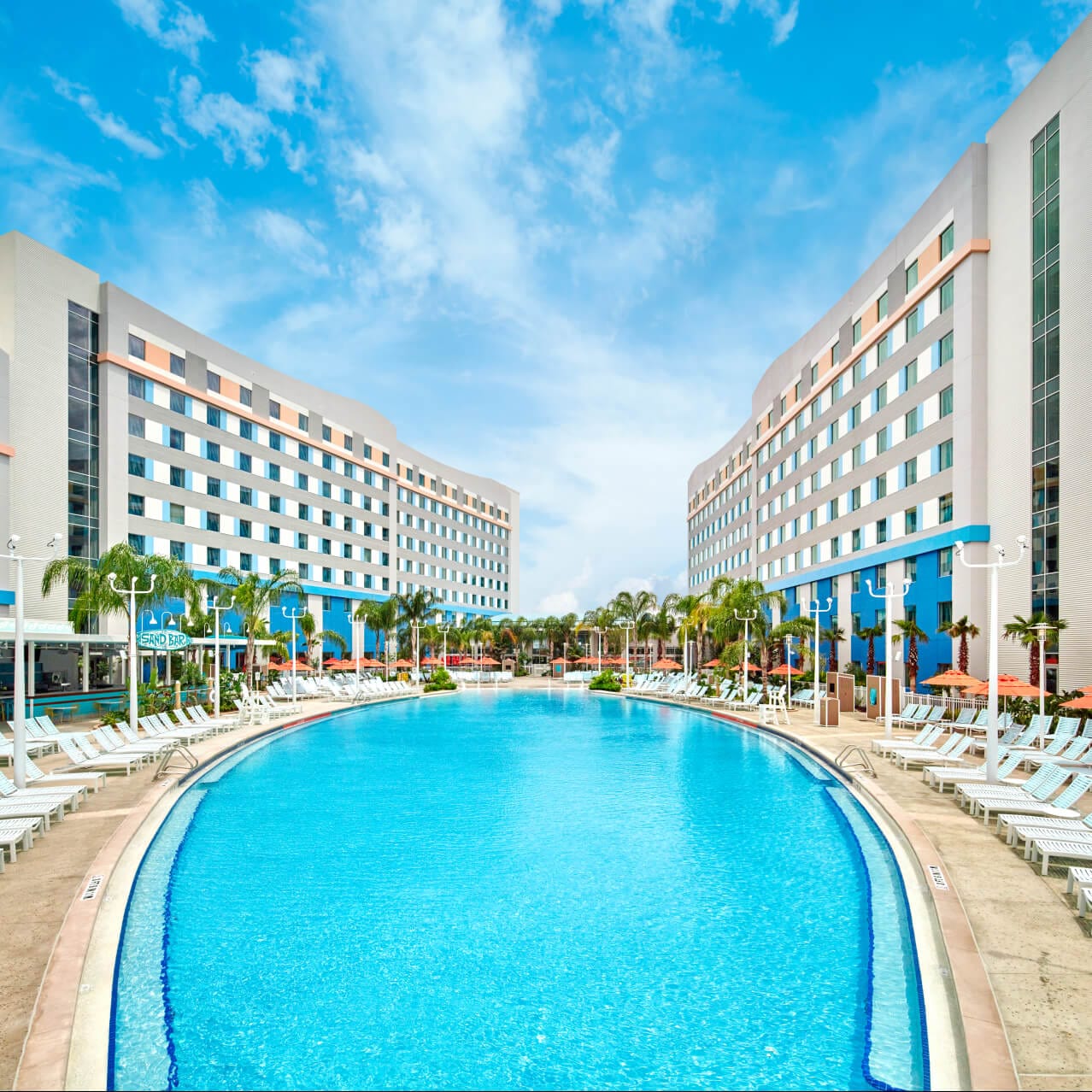 The pool at Universal Endless Summer Resort – Surfside Inn and Suites.