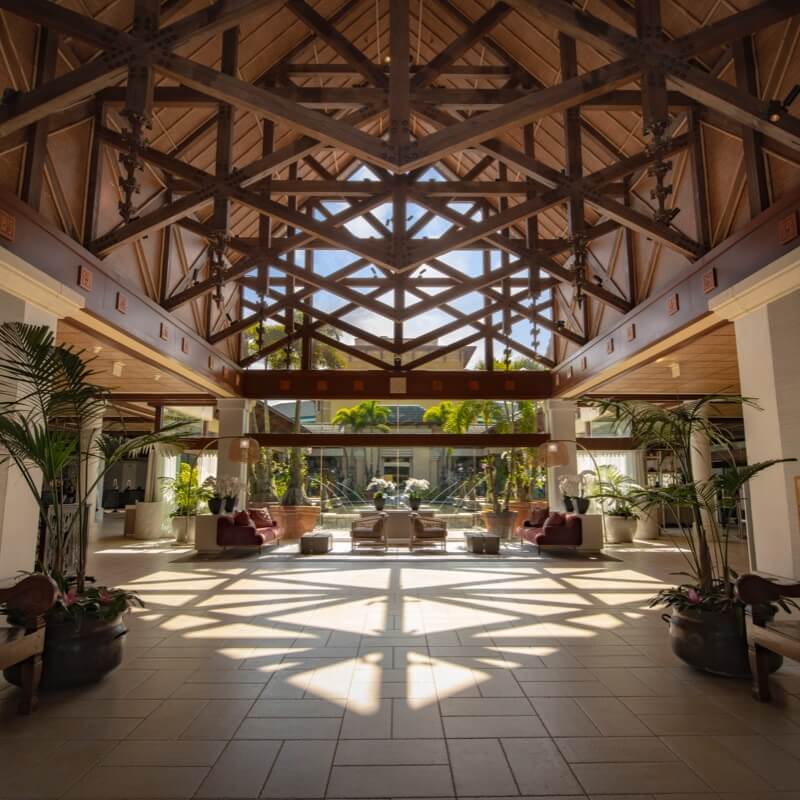 Loews Royal Pacific Resort lobby interior