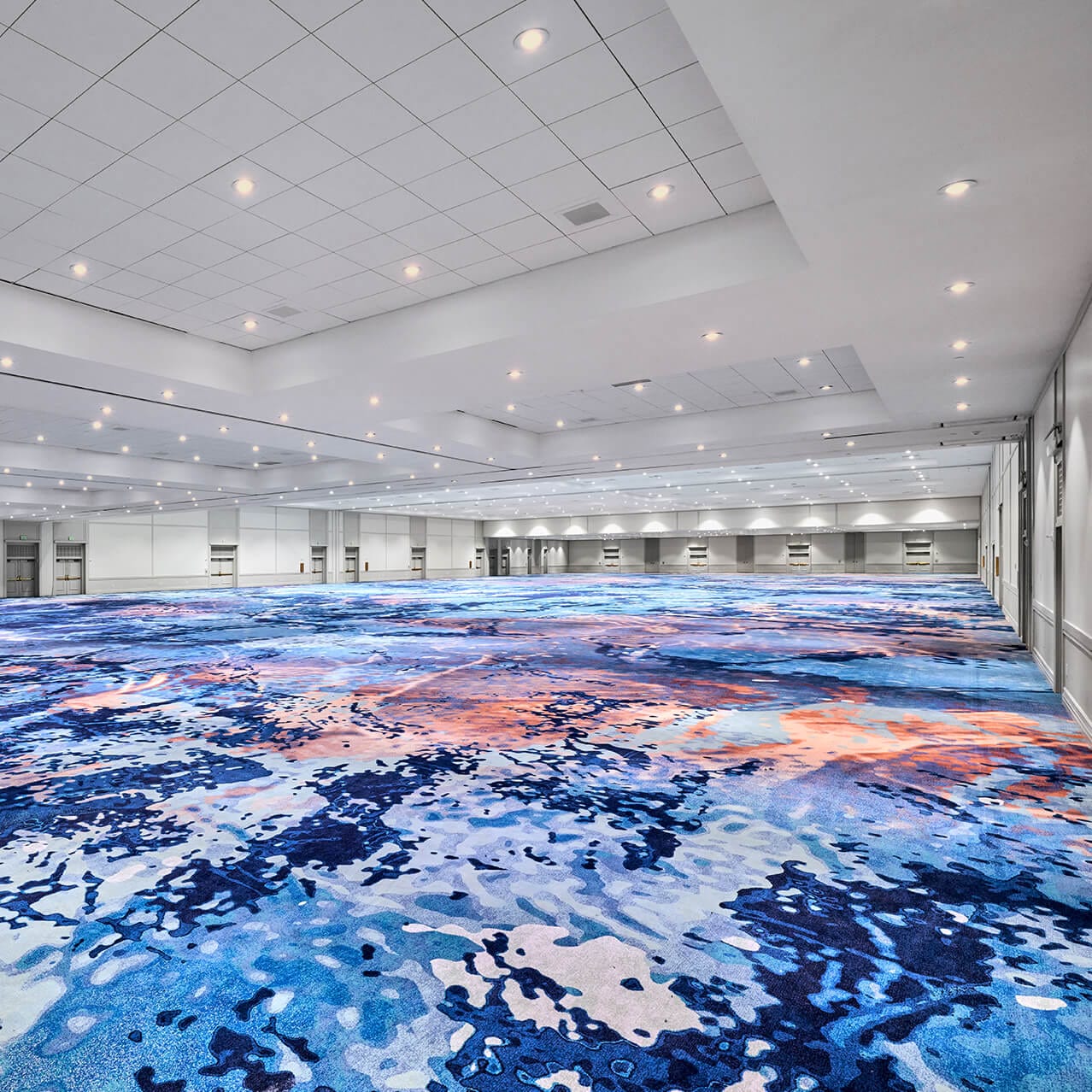 Interior view of the Pacifica Ballroom located at Loews Royal Pacific Resort at Universal Orlando.