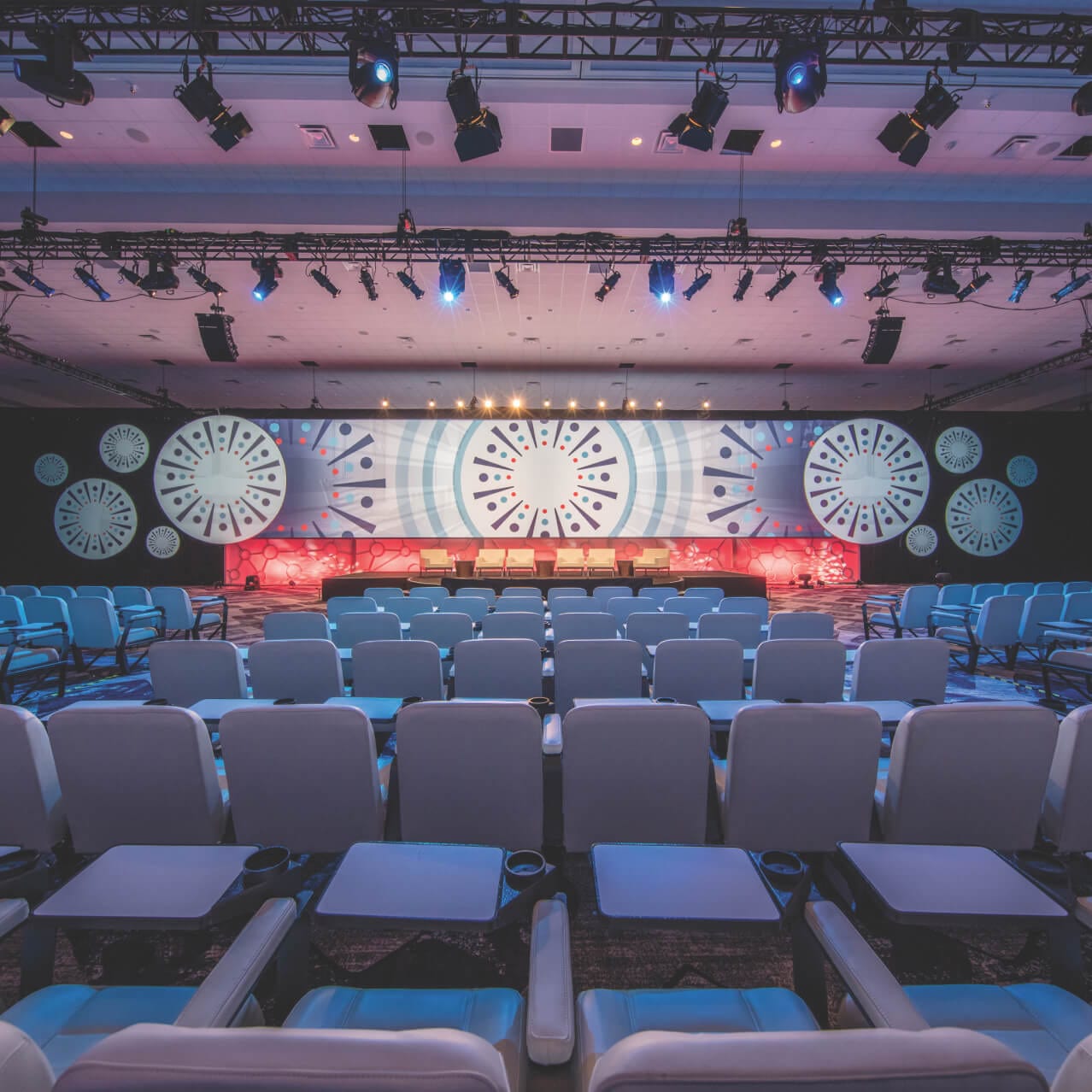 A large meeting space.