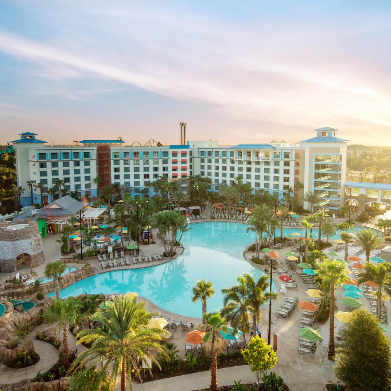 The pool at Loews Sapphire Falls Resort.