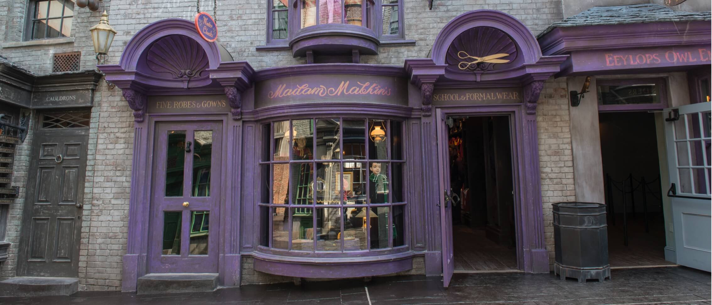 exterior picture of the Malkins Robes For All Occasions shop