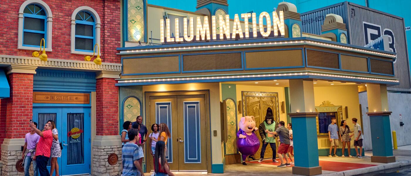 Outside video of the Illumination Theater
