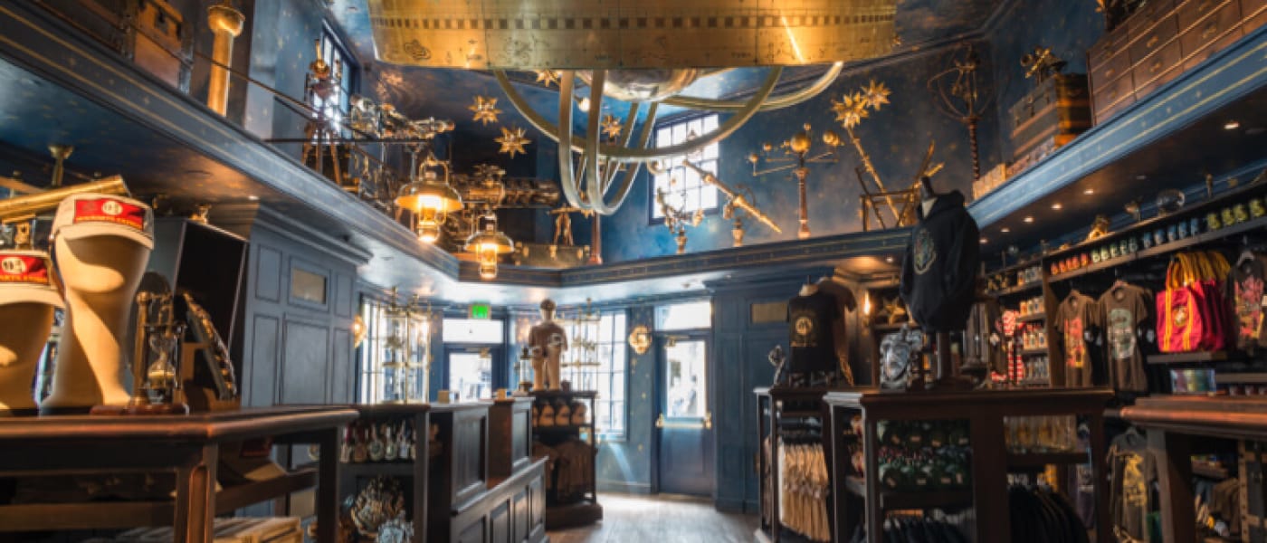 interior shot of merchandise in the Wiseacre shop