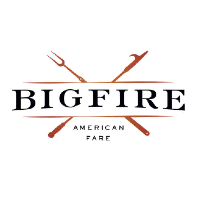  Image of the Bigfire American Fare restaurant logo