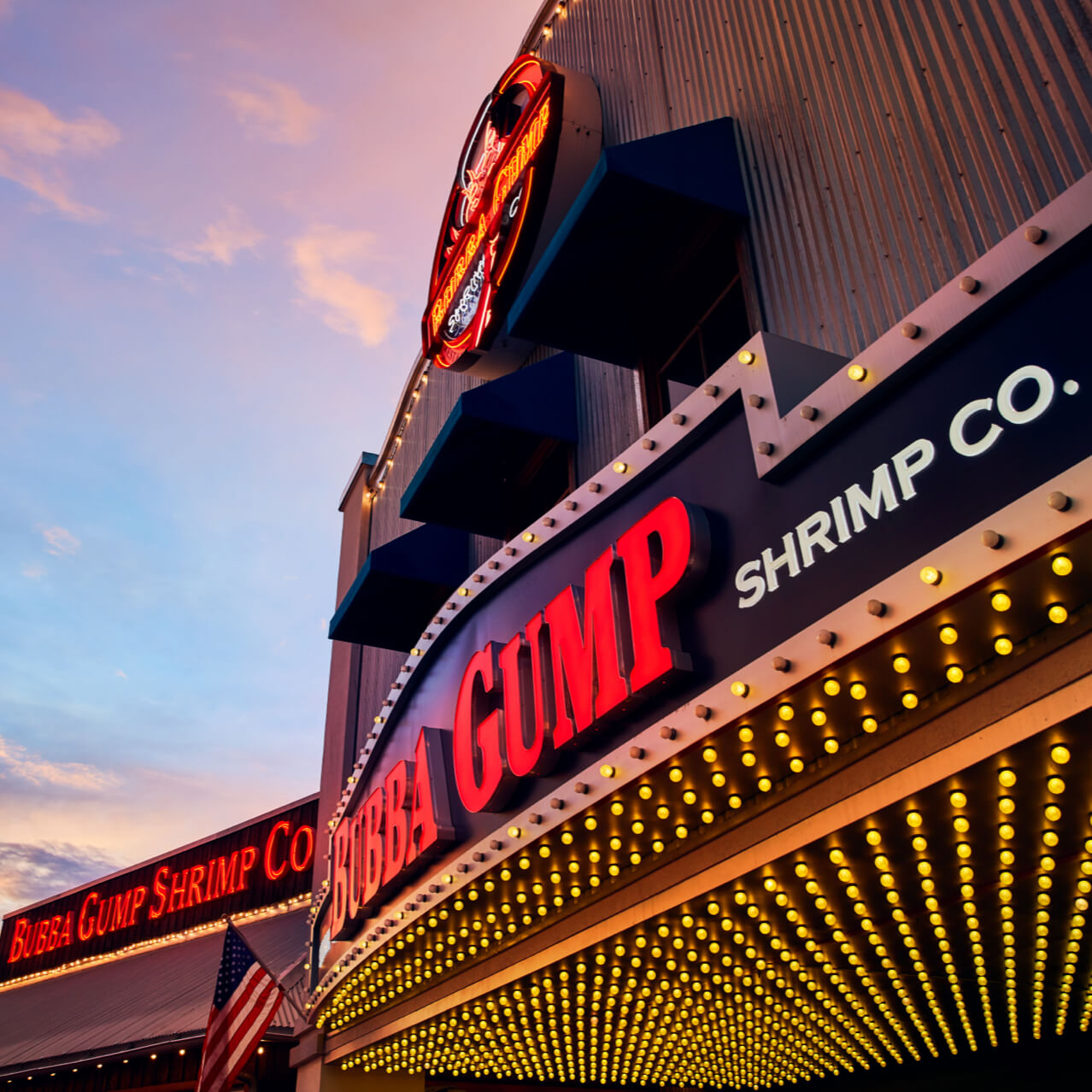 The outside of Bubba Gump Shrimp Co. in Universal CityWalk Orlando.
