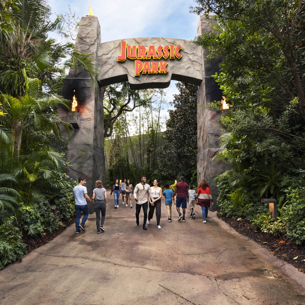 Jurassic Park entrance