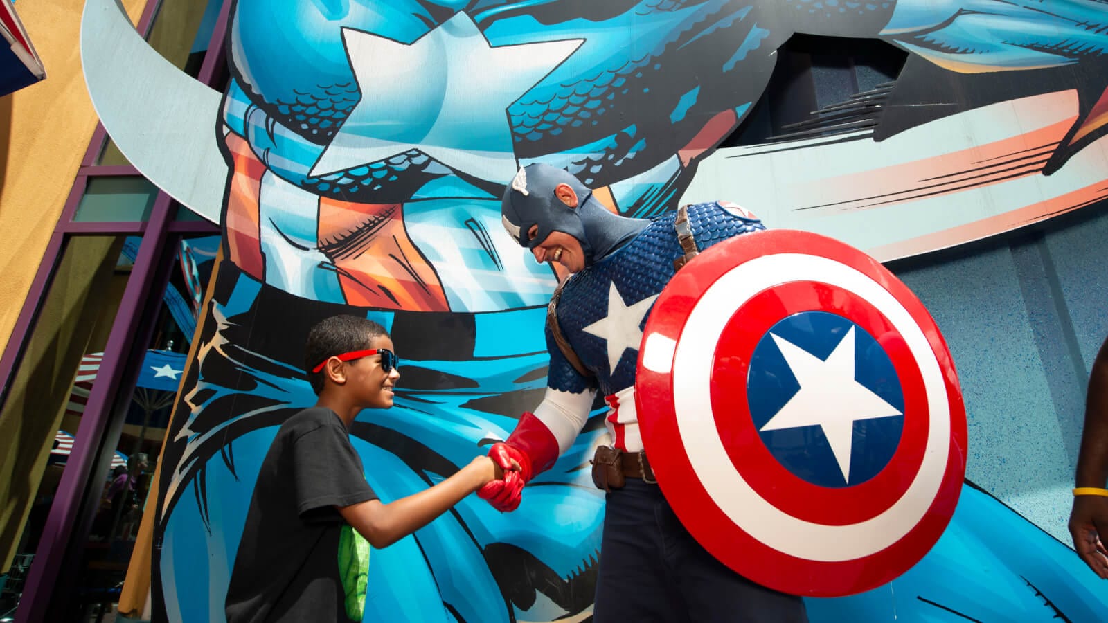 Child with Captain America