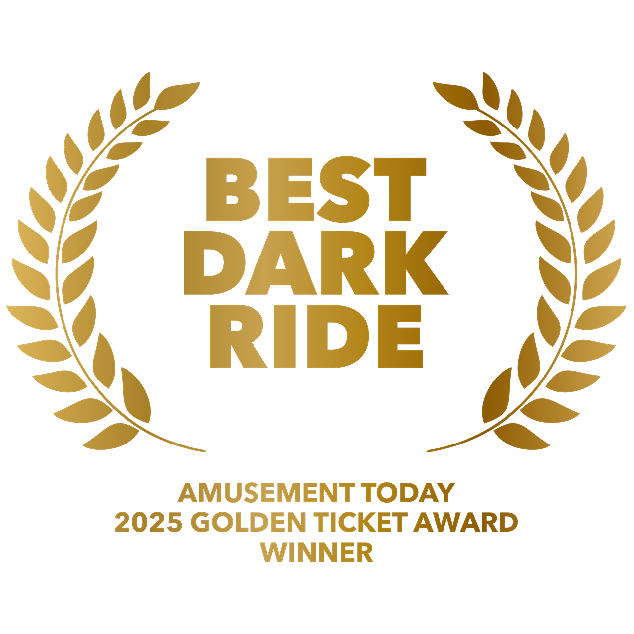 Best Dark Ride Amusement Today 2025 Golden Ticket Winner Award