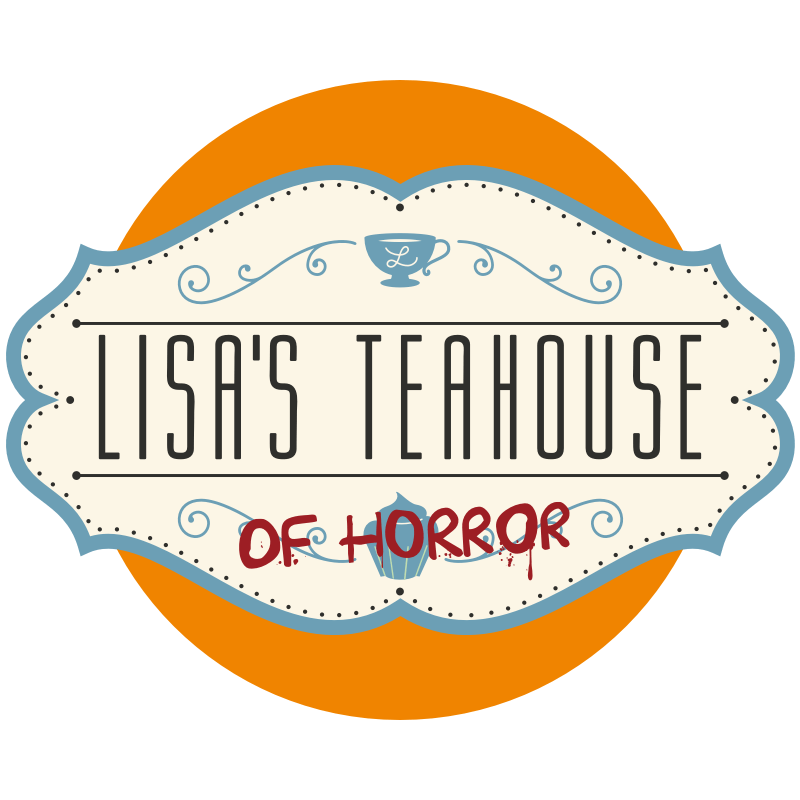 Logo for Lisa’s Teahouse of Horror.