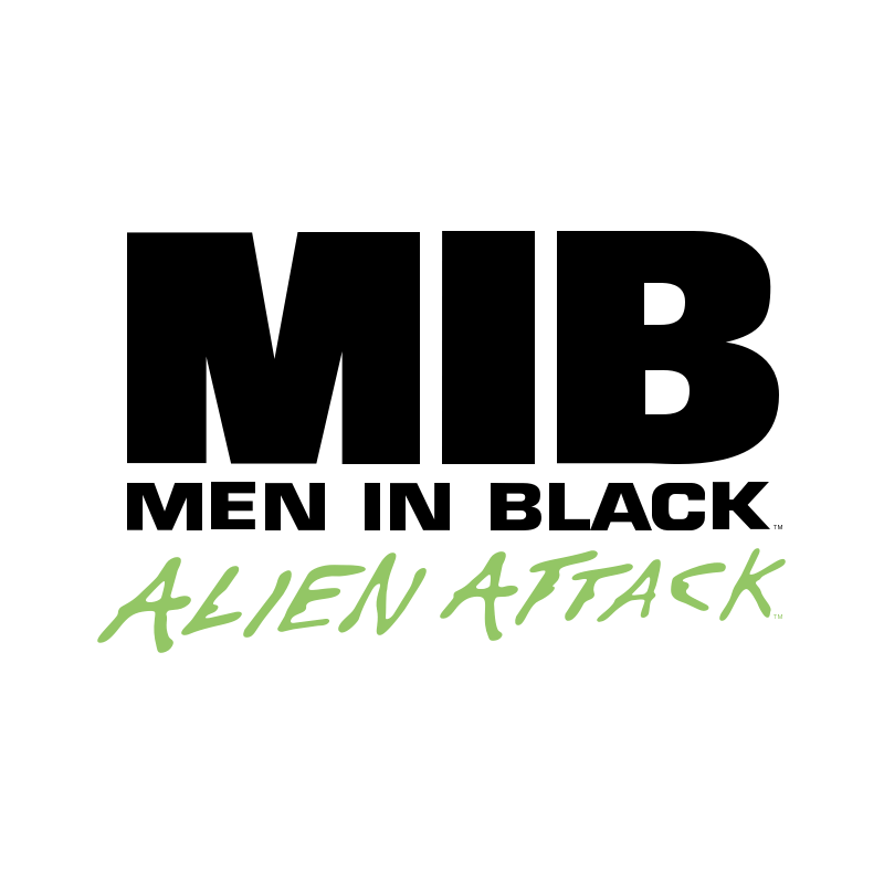Logo of the MEN IN BLACK Alien Attack ride