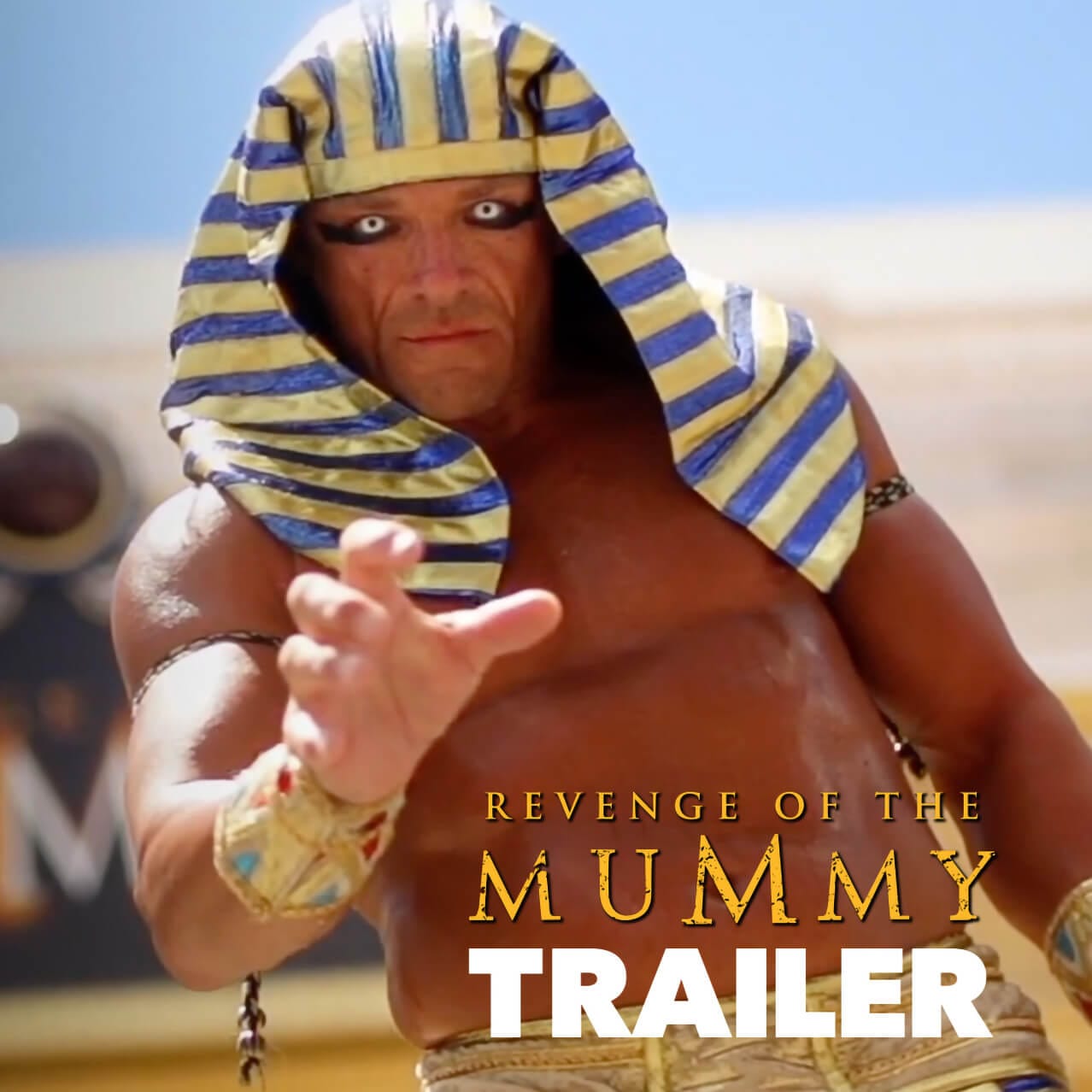 Video thumbnail for the Revenge of the Mummy trailer in Universal Studios Florida.