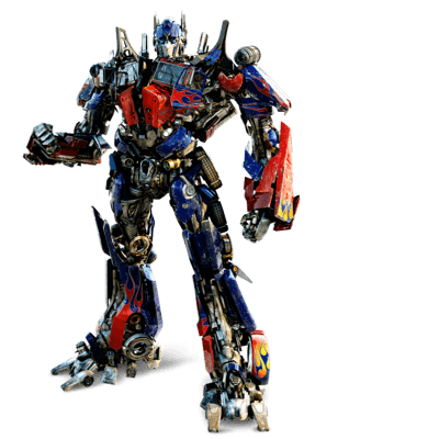 A computer animated image of Optimus Prime the Autobot.