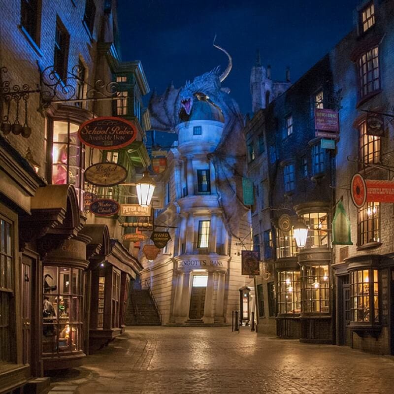 Harry Potter and the Escape from Gringotts™ in Diagon Alley at Universal Studios Florida.