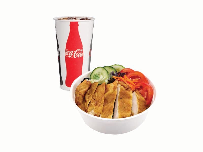 Crispy Chicken Salad Combo