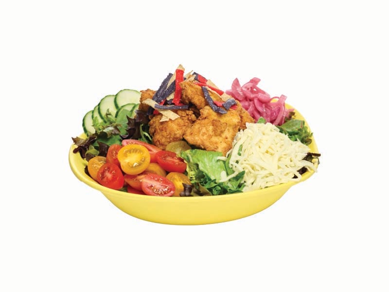 Step Right Up Crispy Chicken Salad