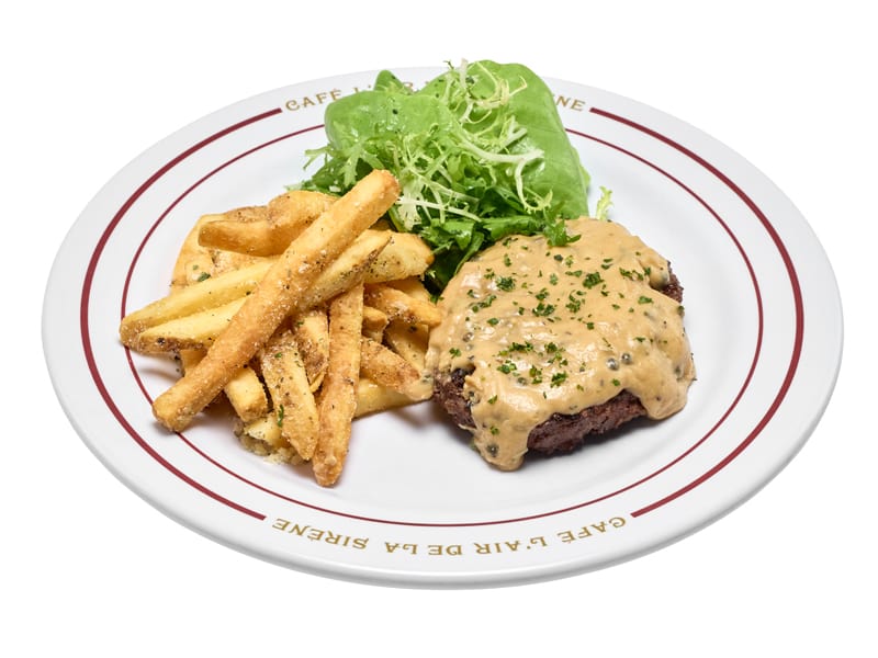 Steak Haché au Poivre