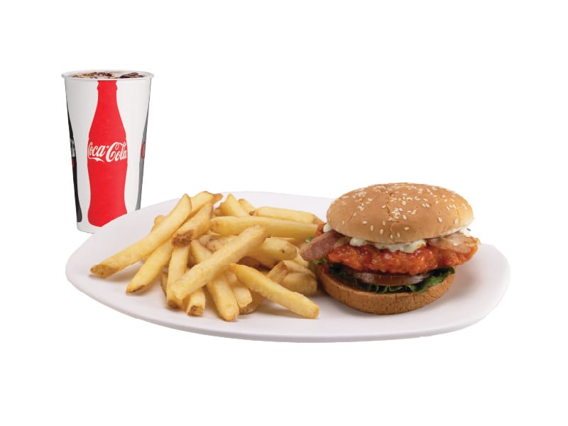 Crispy Buffalo Bacon Sandwich Combo