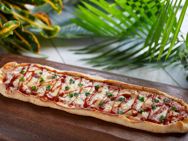 Island BBQ Chicken Pizza