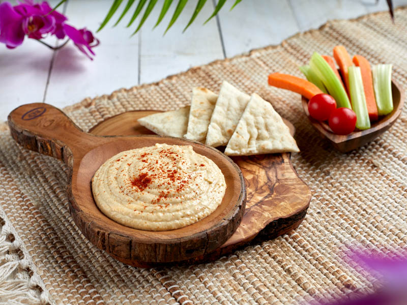 Hummus and Carrot Sticks