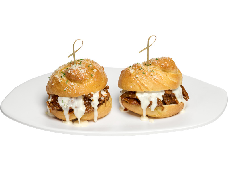 Garlic Knot Pork Slider Platter