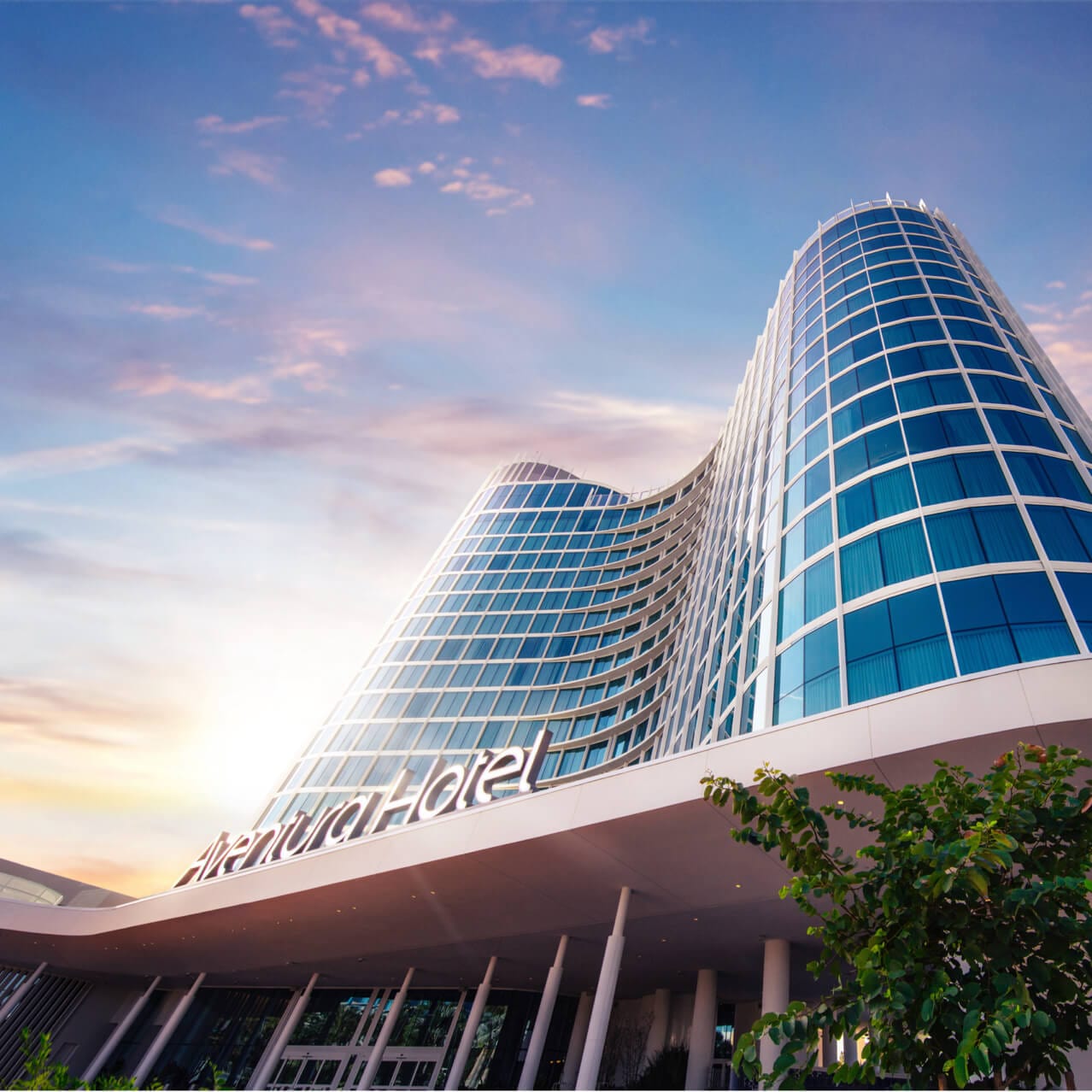 Exterior of Aventura Hotel