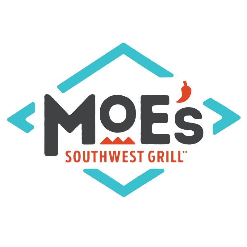 The logo for Moe’s Southwest Grill at Universal CityWalk Orlando.