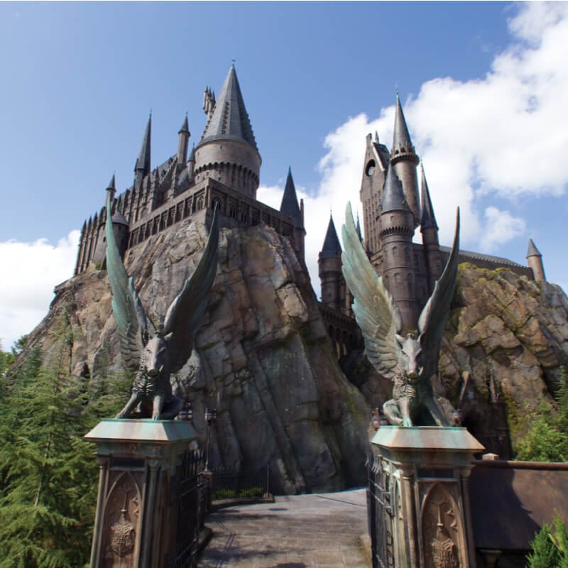 Harry Potter and the Forbidden Journey Fast Fact Image 1 Hogwarts Castle during the daytime.