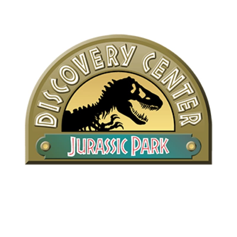 The logo for Jurassic Park Discovery Center