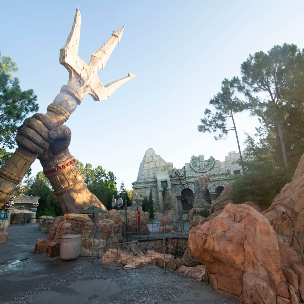 Entrance of Poseidon's Fury at The Lost Continent