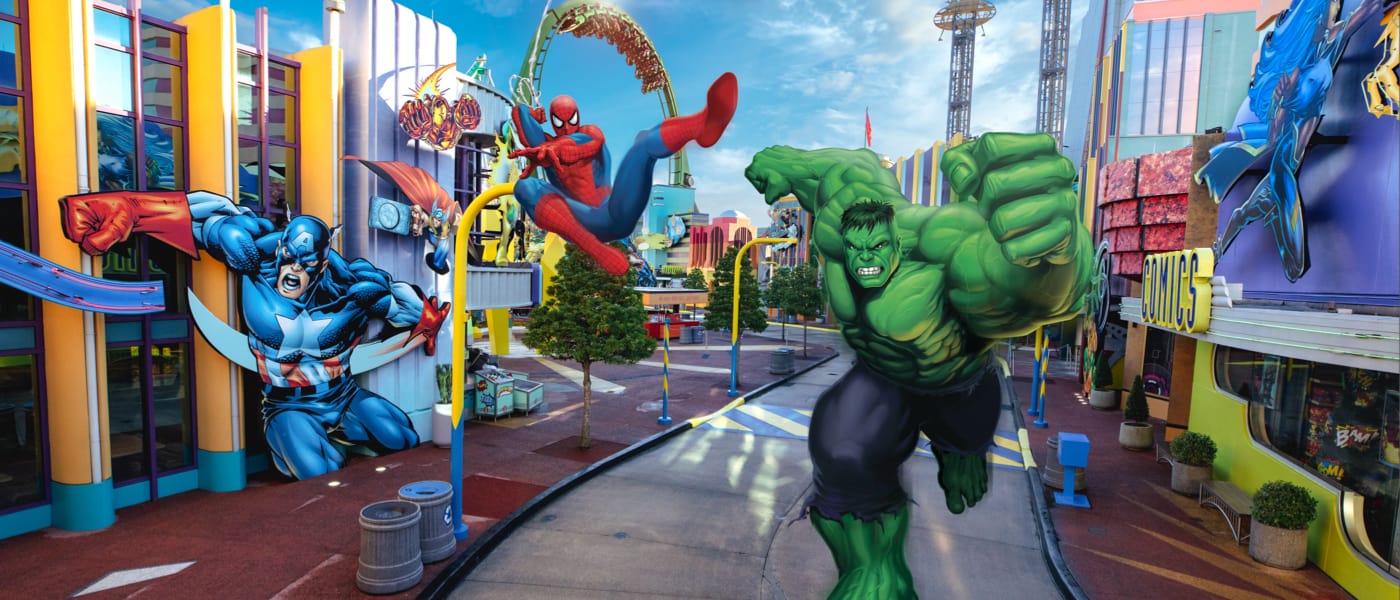 Marvel super hero island characters