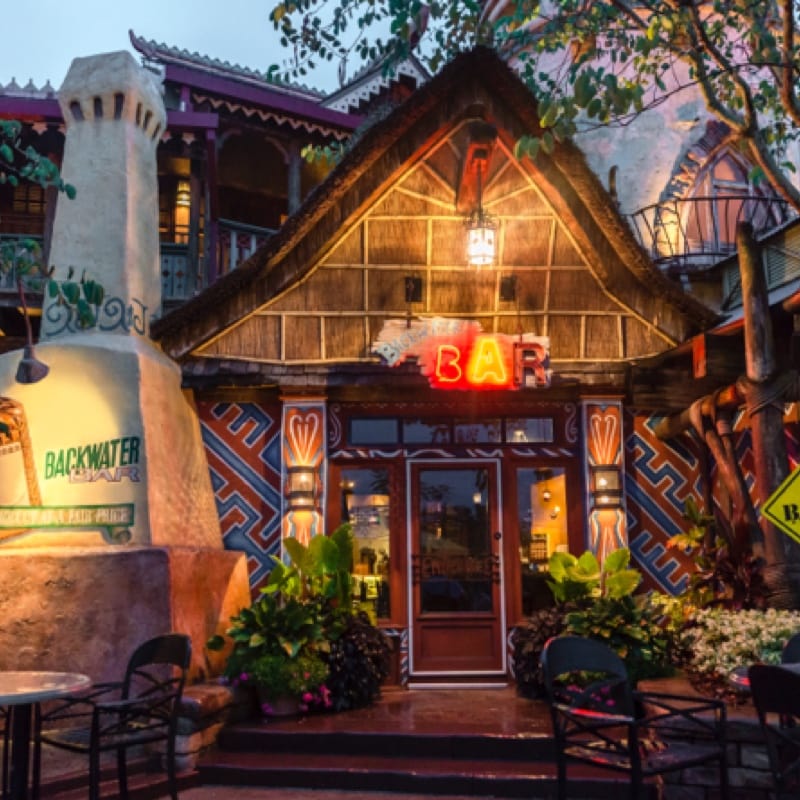 Backwater bar