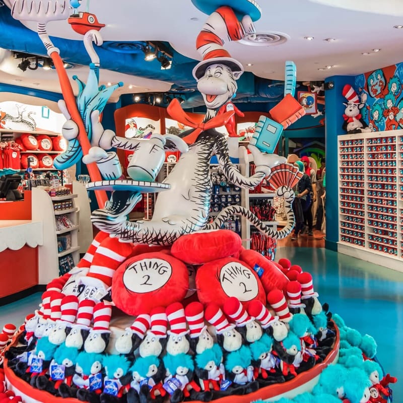 Shopping at Seuss Landing