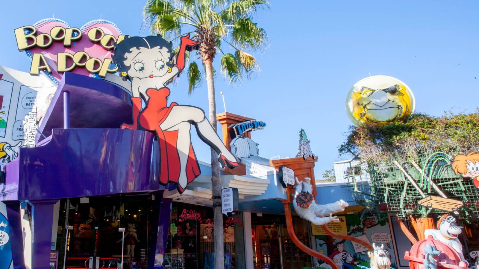 Exterior of the Betty Boop Store