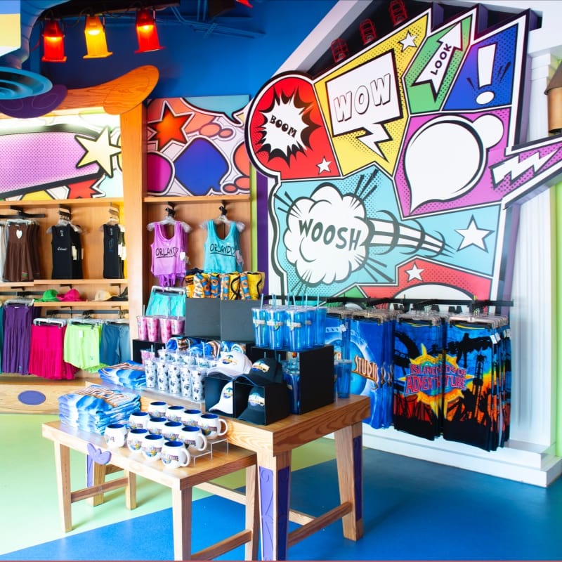 Toon Lagoon gift shop interior