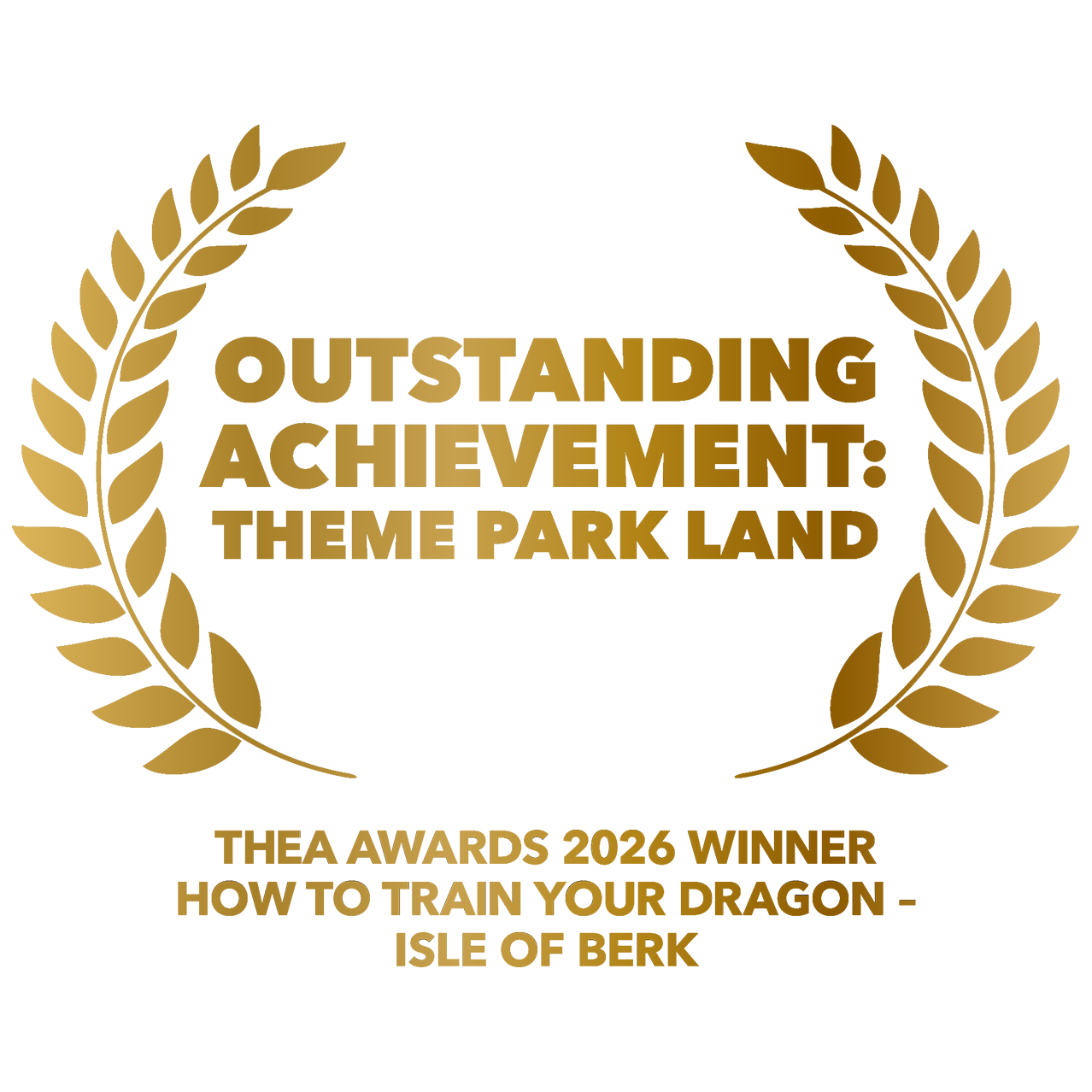 Outstanding achievement 2026 Thea Award for How to Train your Dragon - Isle of Berk