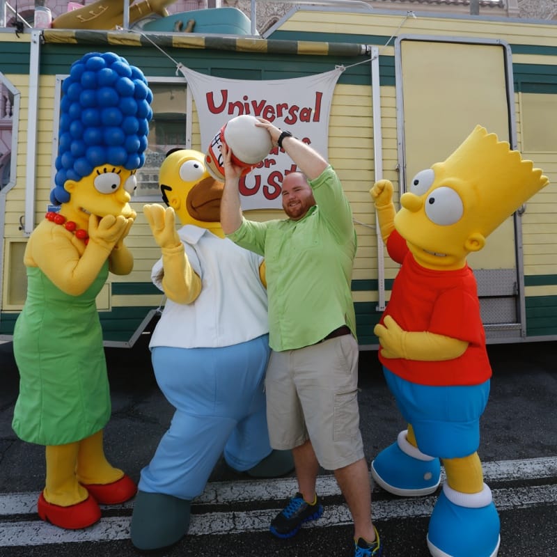 Springfield Home of the Simpsons character encounters