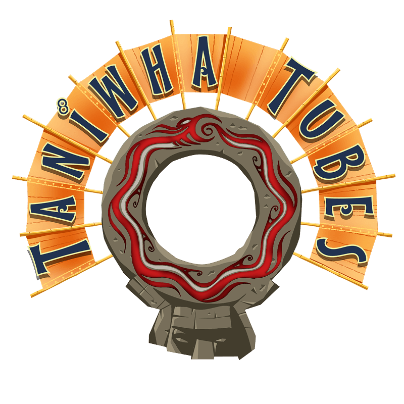 The logo for Taniwha Tubes.