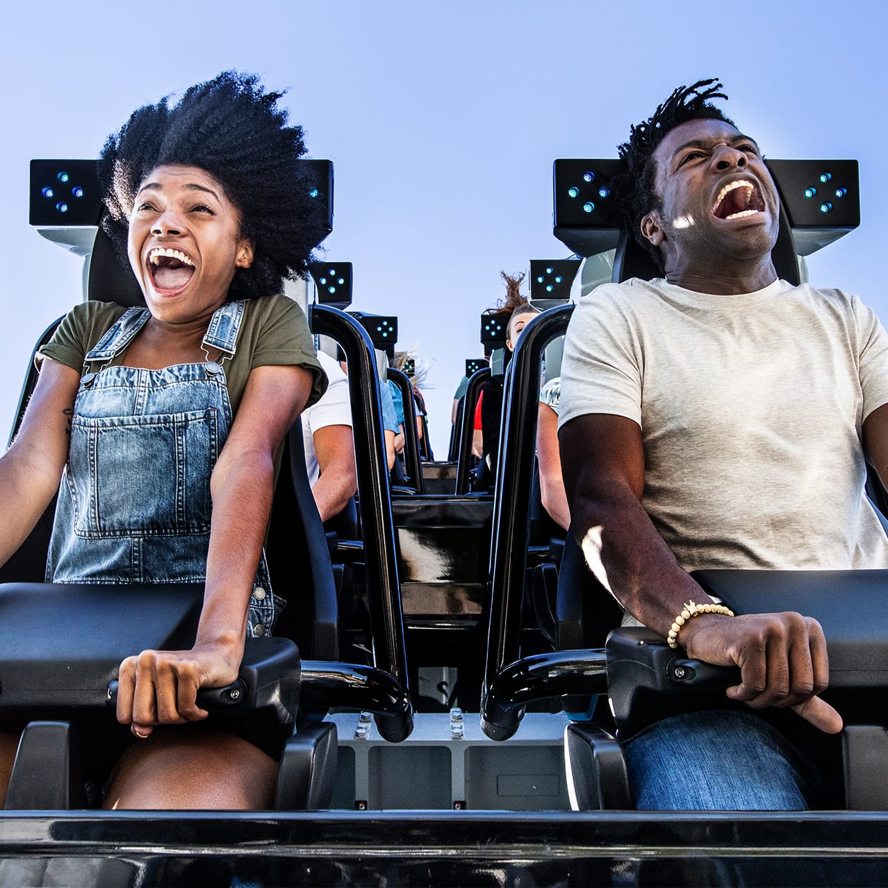 Click to play the video Jurassic World VelociCoaster - Now Open
