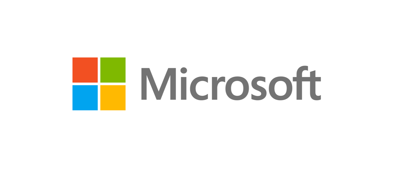 The logo for Microsoft, a preferred data analytics provider of Universal Orlando Resort.