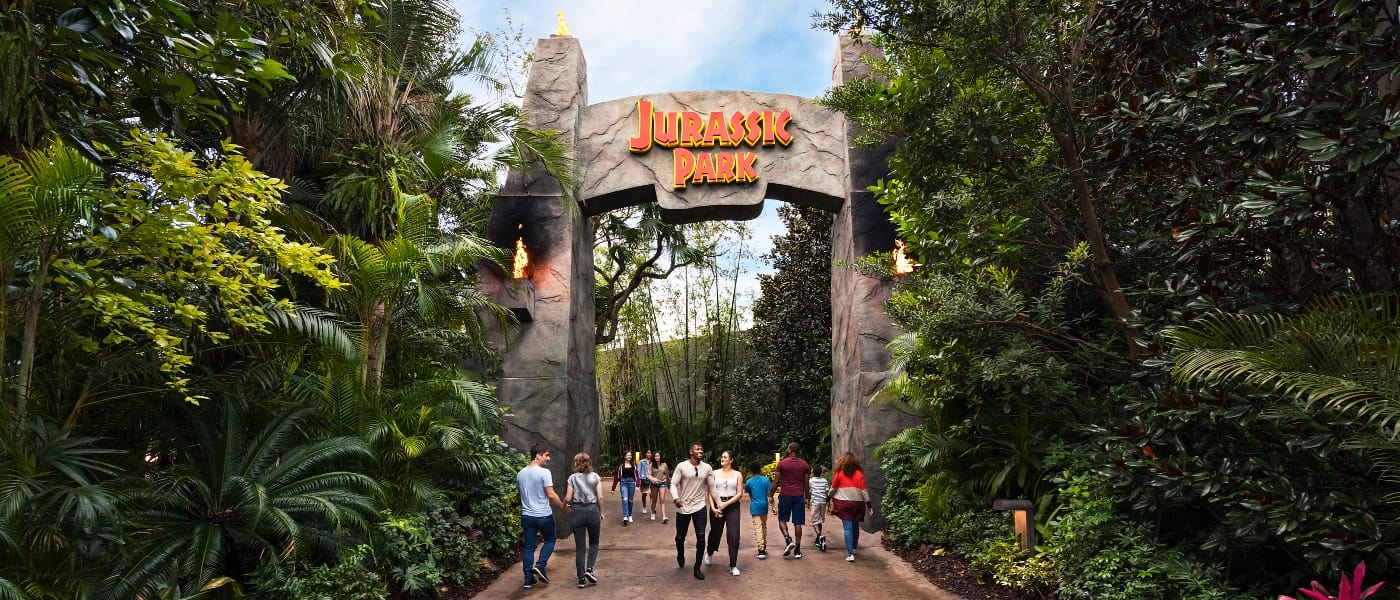 Entrada a Jurassic Park