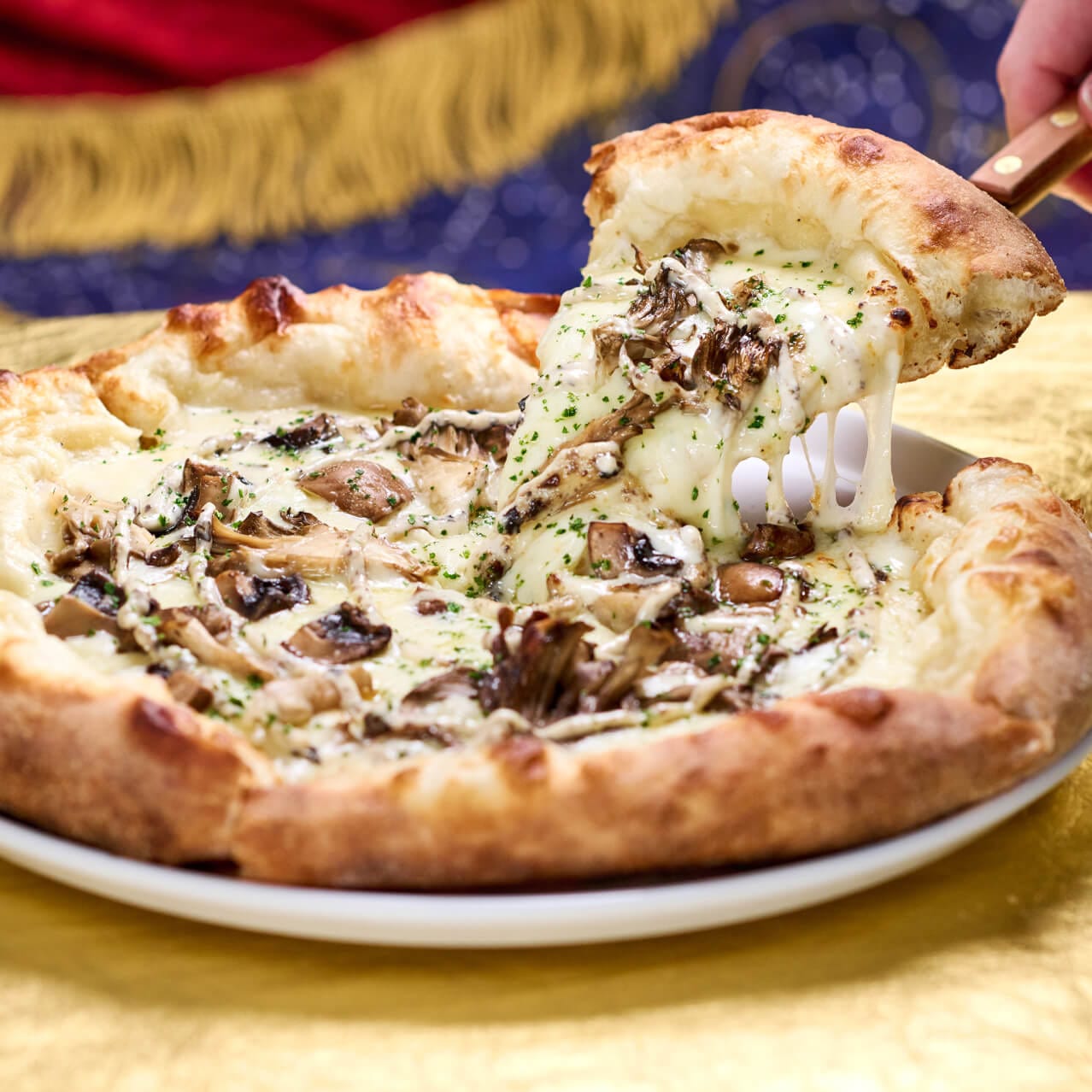 Pizza The Giant Mushroom en Pizza Moon.