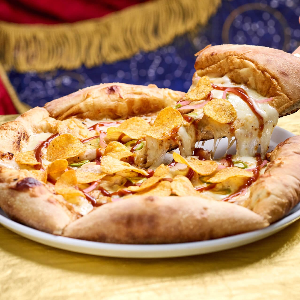 Pizza Space Cowboy de Pizza Moon en Celestial Park.